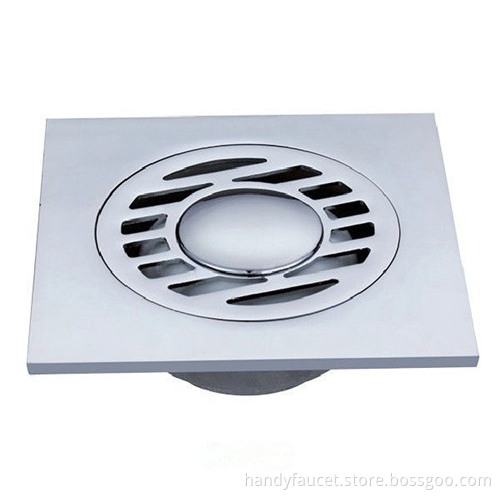 Chrome Plated Bathroom Kitchen Floor Drainer